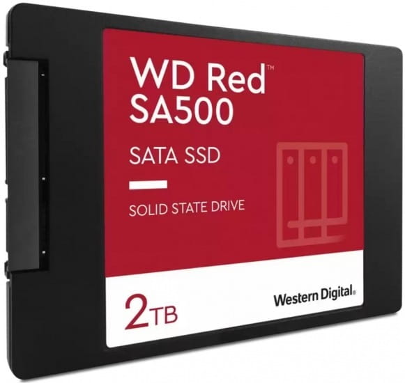 Накопичувач SSD 2TB WD Red SA500 2.5 SATAIII 3D NAND (WDS200T2R0A)