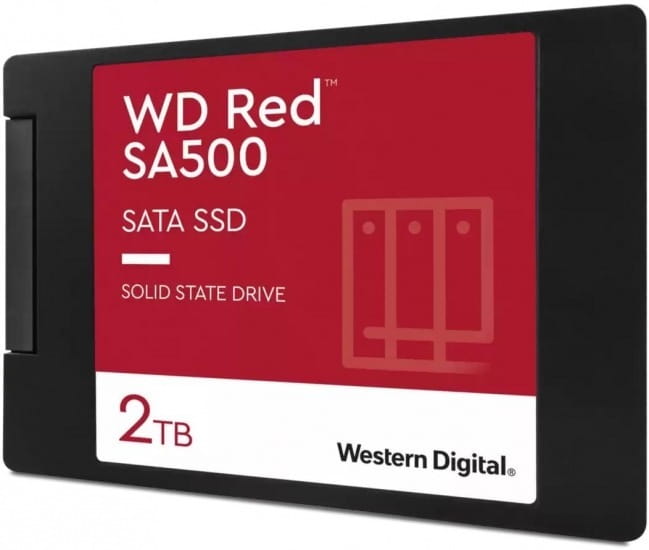 Накопичувач SSD 2TB WD Red SA500 2.5 SATAIII 3D NAND (WDS200T2R0A)