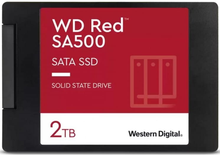 Накопитель SSD 2TB WD Red SA500 2.5 SATAIII 3D NAND (WDS200T2R0A)