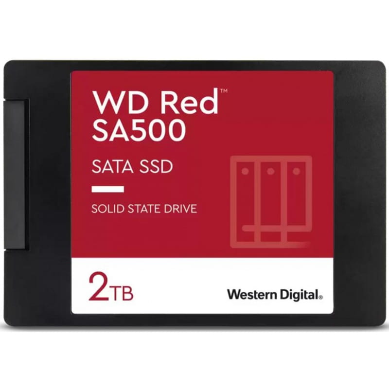 Накопитель SSD 2TB WD Red SA500 2.5 SATAIII 3D NAND (WDS200T2R0A)