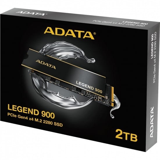 Накопитель SSD 2TB A-Data Legend 900 M.2 2280 PCIe Gen 4.0x4 XPG 3D NAND (SLEG-900-2TCS)