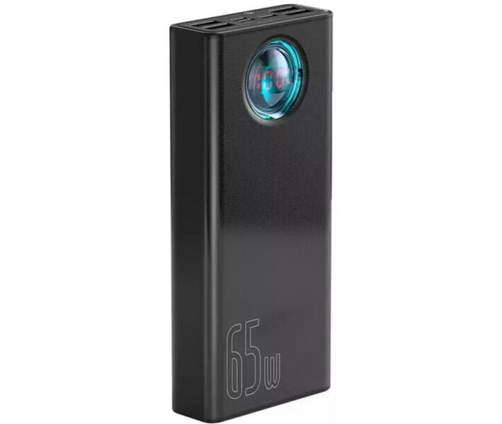 Універсальна мобільна батарея Baseus Amblight 30000mAh 65W Black (PPLG000101)