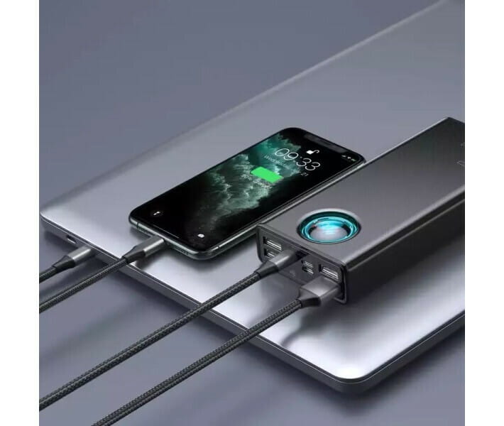 Універсальна мобільна батарея Baseus Amblight 30000mAh 65W Black (PPLG000101)