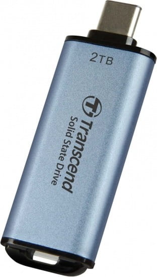 Накопитель внешний SSD USB 3.1 Gen 2 Type-C 2.0TB Transcend ESD300 Blue (TS2TESD300C)