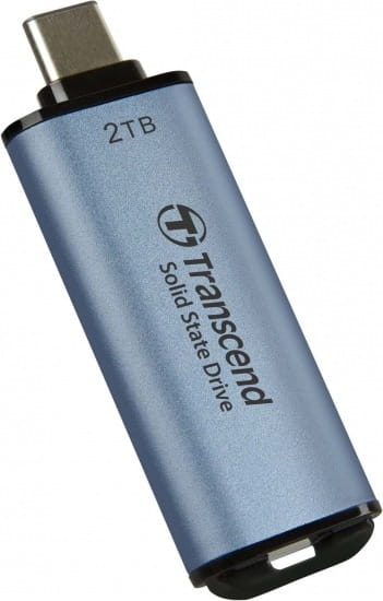 Накопитель внешний SSD USB 3.1 Gen 2 Type-C 2.0TB Transcend ESD300 Blue (TS2TESD300C)