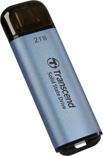 Накопитель внешний SSD USB 3.1 Gen 2 Type-C 2.0TB Transcend ESD300 Blue (TS2TESD300C)