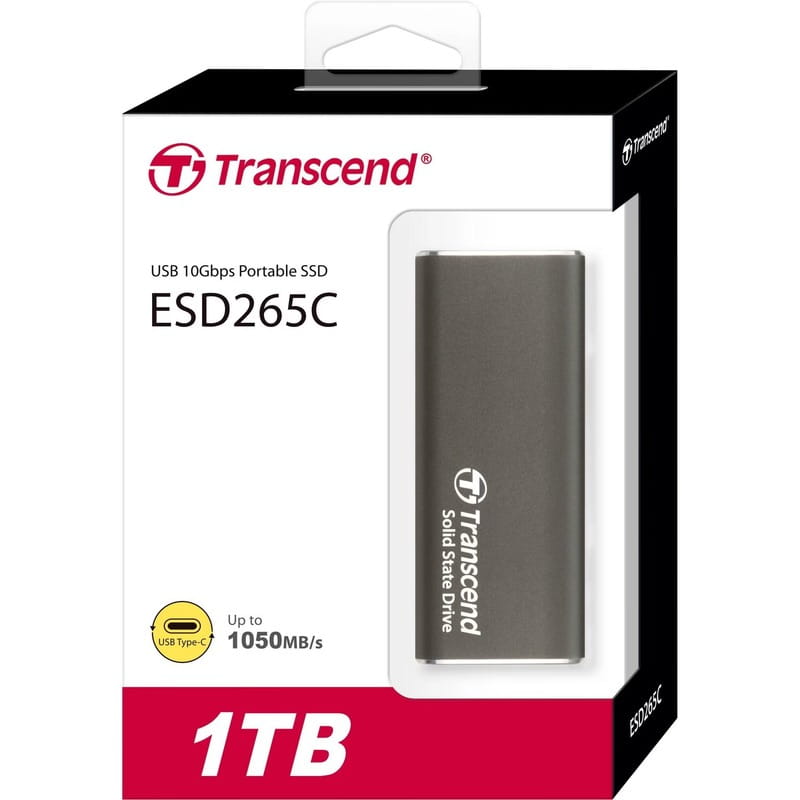 Накопичувач зовнішній SSD USB 3.2 Type-C 1.0ТB Transcend ESD265C Brown (TS1TESD265C)