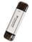 Фото - Накопичувач зовнішній SSD USB Type-A/Type-C 2.0ТB Transcend ESD310S Silver (TS2TESD310S) | click.ua