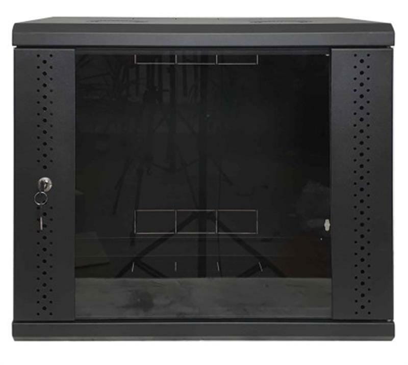 Шкаф настенный EServer 9U 600х500х503 (стекло) (ES-Е950B)