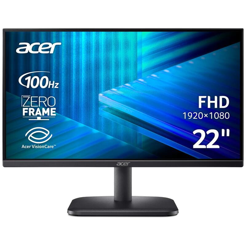 Монітор Acer 21.5" EK221QE3bi (UM.WE1EE.301) IPS Black 100Hz