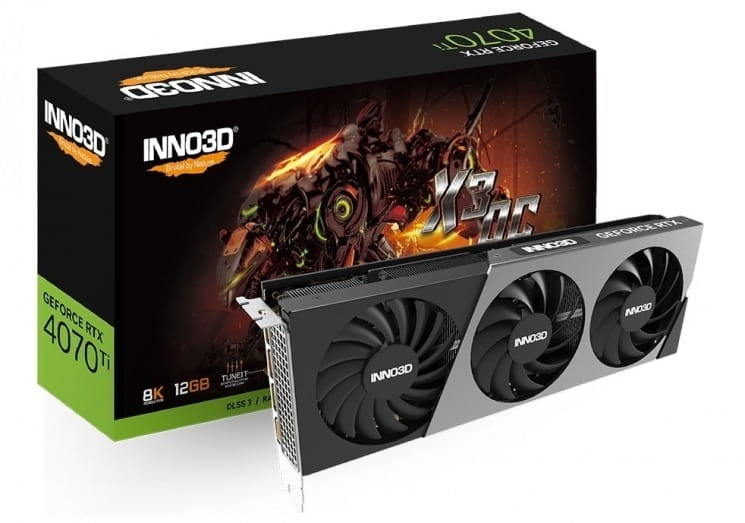 Відеокарта GF RTX 4070 Ti Super 16GB GDDR6X X3 OC Inno3D (N407TS3-166XX-186158N)