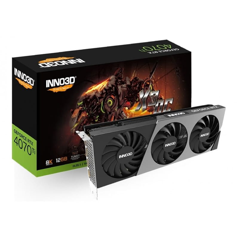 Відеокарта GF RTX 4070 Ti Super 16GB GDDR6X X3 OC Inno3D (N407TS3-166XX-186158N)