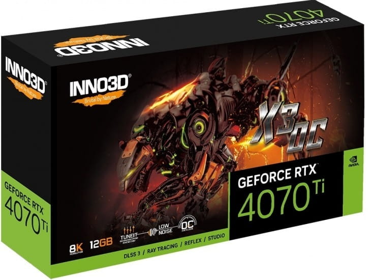 Видеокарта GF RTX 4070 Ti Super 16GB GDDR6X X3 OC Inno3D (N407TS3-166XX-186158N)