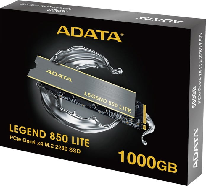 Накопитель SSD 1TB A-Data Legend 850 Lite M.2 2280 PCIe Gen 4.0 x4 3D NAND (ALEG-850L-1000GCS)