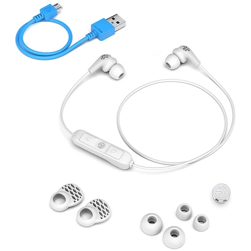 Bluetooth-гарнітура JLab JBuds Pro W  White/Grey  (IEUEBPRORWHTGRY123)
