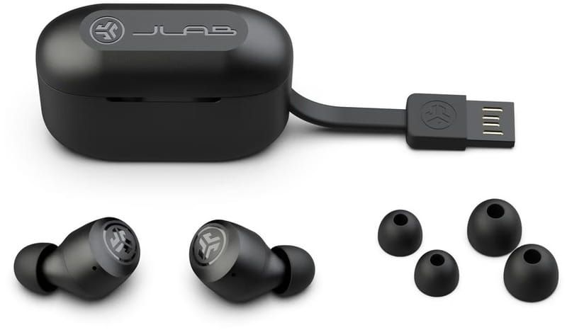 Bluetooth-гарнитура JLab Go Air Pop TWS  Black (IEUEBGAIRPOPRBLK124)