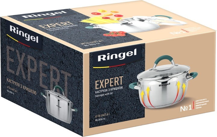 Кастрюля Ringel Expert 16 см 1.6 л (RG 2018-16)