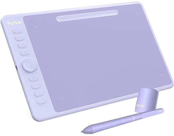 Графічний планшет Parblo Intangbo S Purple