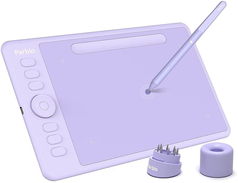Графический планшет Parblo Intangbo S Purple