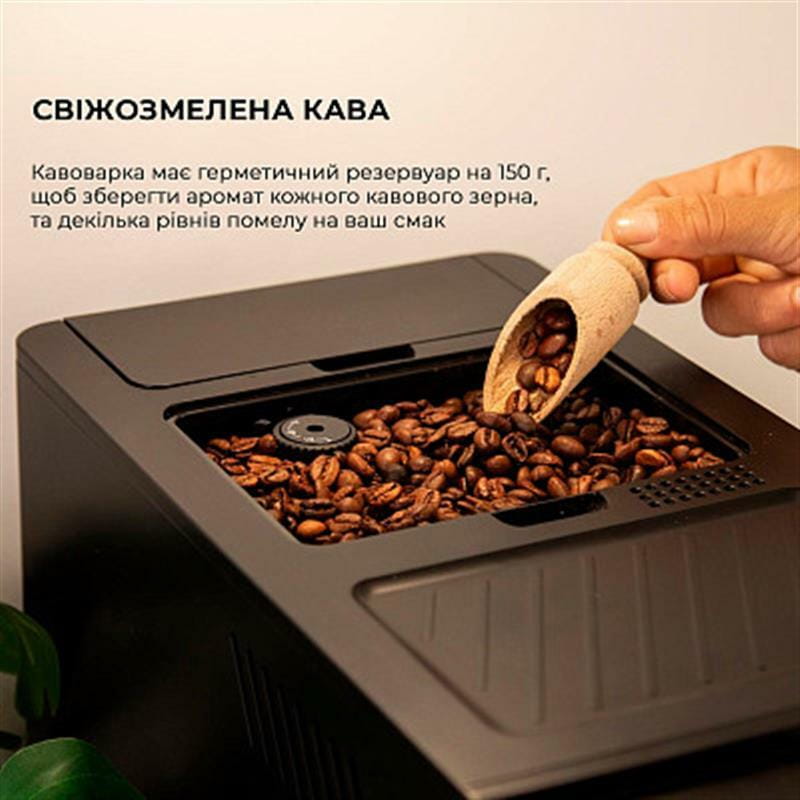 Кофемашина Cecotec Cremmaet Compactccino Black-Silver (CCTC-01800)