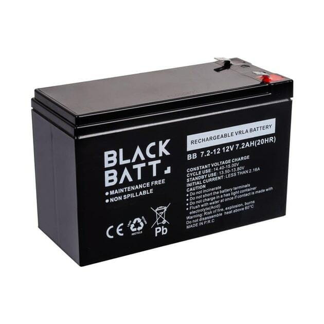 Аккумуляторная батарея Blackbatt 12V 7.2AH AGM