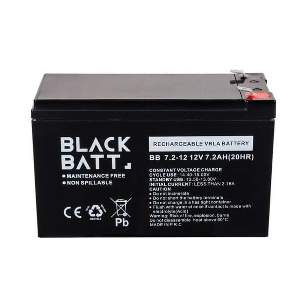 Аккумуляторная батарея Blackbatt 12V 7.2AH AGM