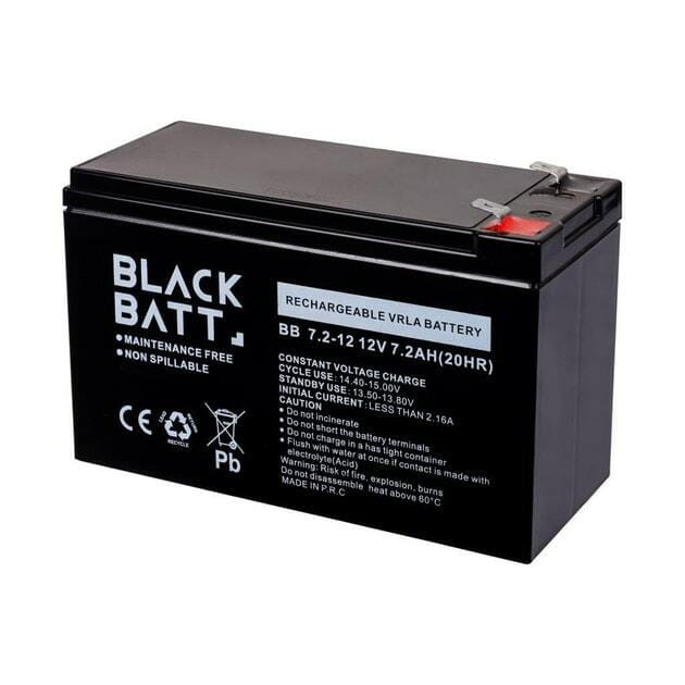 Аккумуляторная батарея Blackbatt 12V 7.2AH AGM