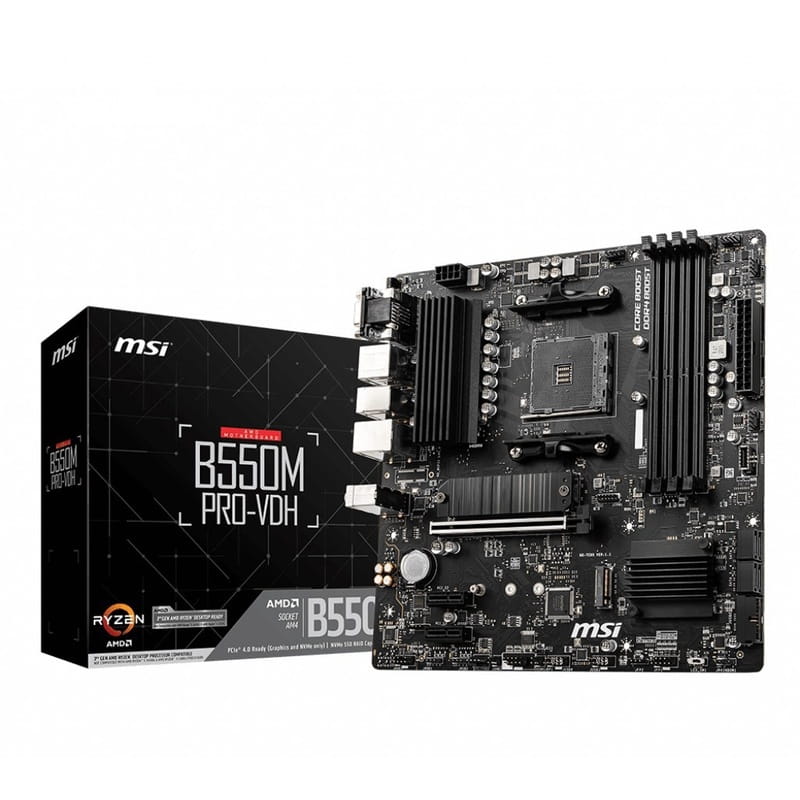 Материнская плата MSI B550M PRO-VDH Socket AM4