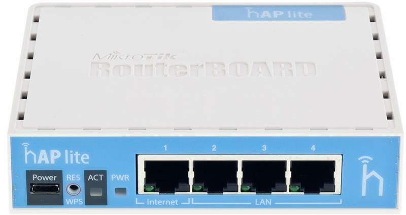 Беспроводной маршрутизатор Mikrotik hAP lite (RB941-2ND)