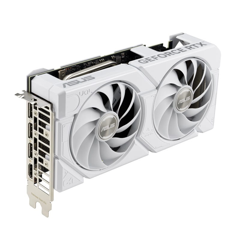 Видеокарта GF RTX 4070 Super 12GB GDDR6X Dual EVO White OC Asus (DUAL-RTX4070S-O12G-EVO-WHITE)