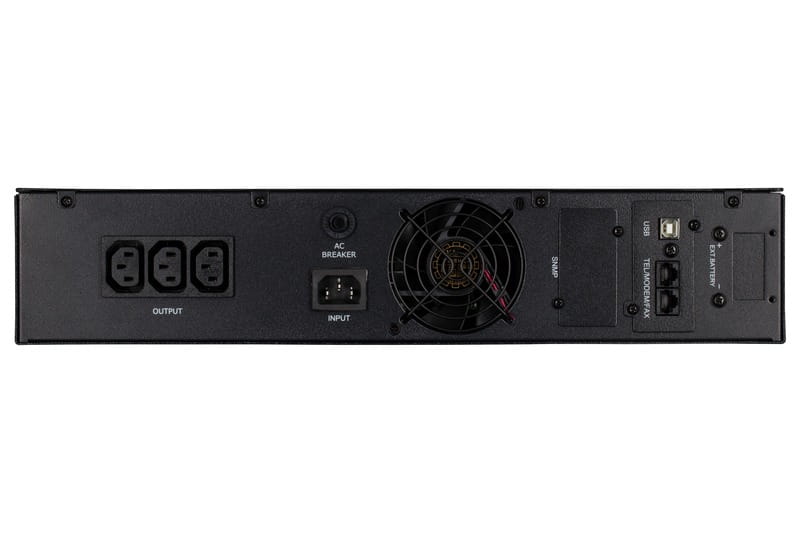 Джерело безперебійного живлення 2E PS1000 (2E-PS1000RT), 1000VA/800W, RT2U, LCD, USB, 3 x Schuko