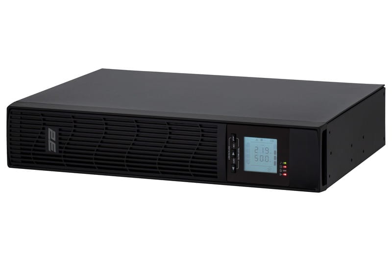 Джерело безперебійного живлення 2E PS1000 (2E-PS1000RT), 1000VA/800W, RT2U, LCD, USB, 3 x Schuko