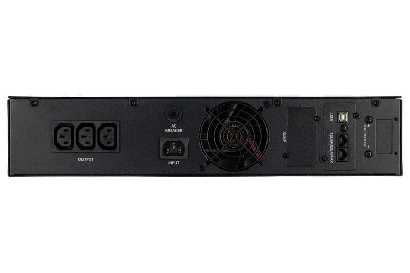 Источник бесперебойного питания 2E PS1000 (2E-PS1000RT), 1000VA/800W, RT2U, LCD, USB, 3 x Schuko