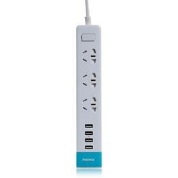 Купити Мережевий фільтр Remax RU-S2 Youth 3 розетки, 4 USB, 1.8 м, White (2000700008250) Мережевий фільтр Remax RU-S2 Youth 3 розетки, 4 USB, 1.8 м, White (2000700008250)