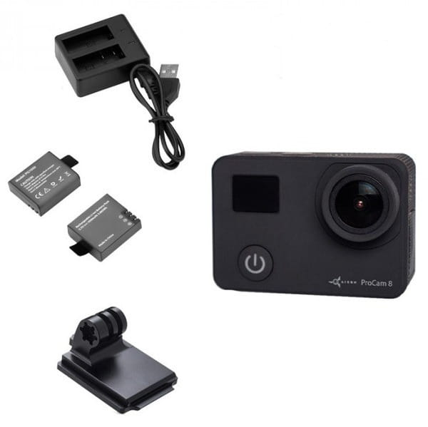 Экшн-камера AirOn ProCam 8 Black с аксессуарами (4822356754481)