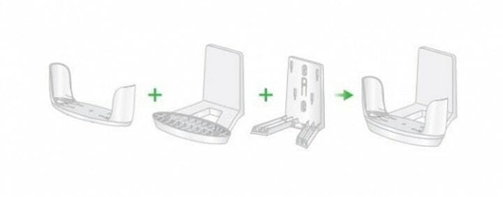 Комплект настенного монтажа Netgear RBKWM-10000S White