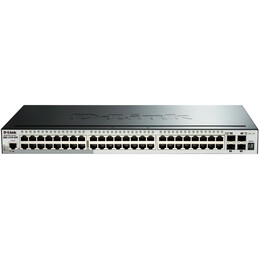 Комутатор D-Link DGS-1510-52X (48x1GE, 4xSFP+, стекований, SmartPro)