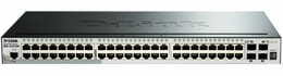 Коммутатор D-Link DGS-1510-52X (48x1GE, 4xSFP+, стекируемый, SmartPro)