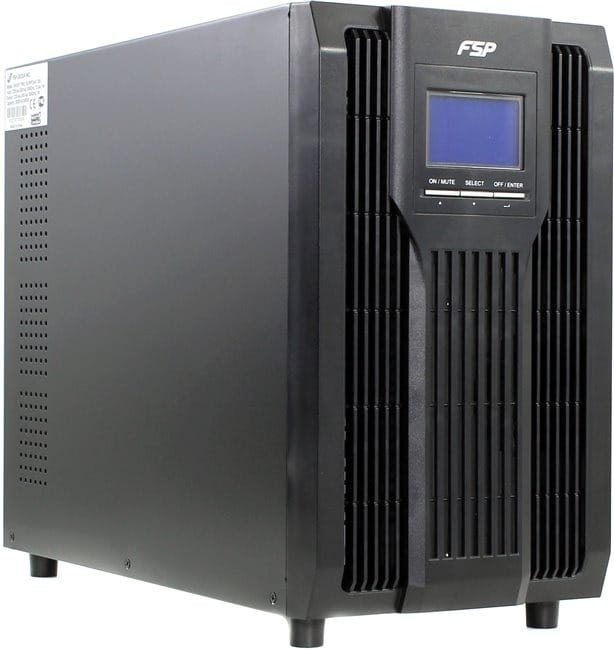 Источник бесперебойного питания FSP Champ 2K, 2000VA/1800W, LCD, USB, 3xSchuko