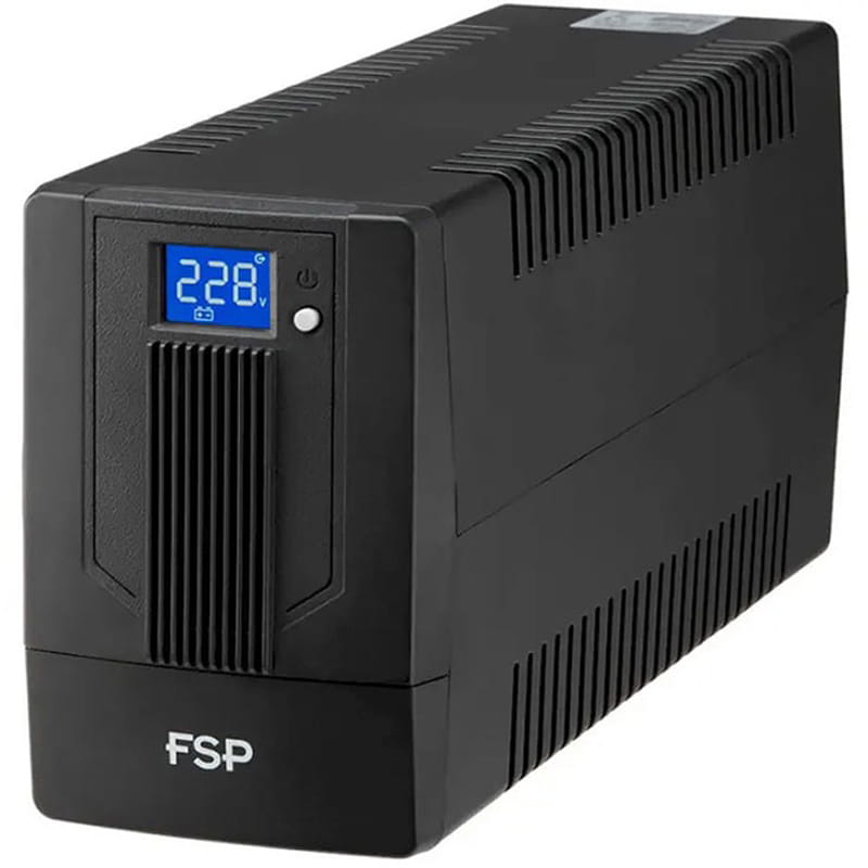 ДБЖ FSP iFP800, 800VA/480W, LCD, USB, 2xSchuko (PPF4802003)