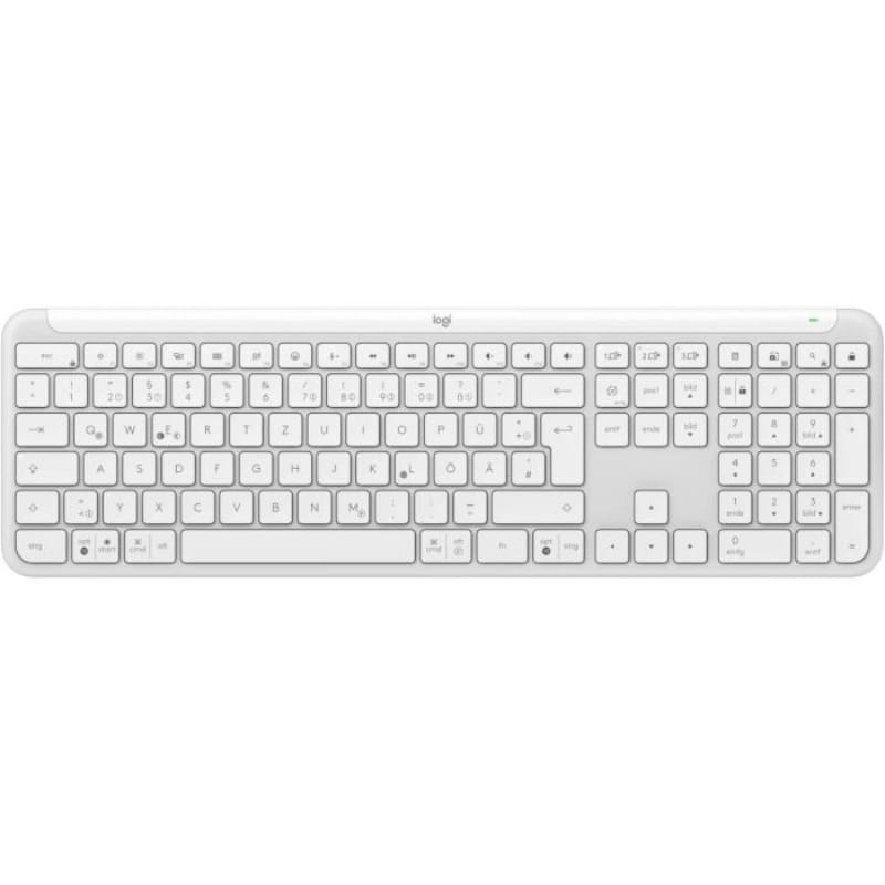 Клавиатура беспроводная Logitech Signature Slim K950 US OffWhite USB (920-012466)