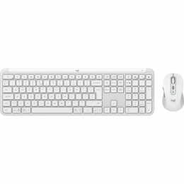 Комплект (клавиатура, мышь) беспроводной Logitech Signature Slim Combo MK950 OffWhite (920-012491)