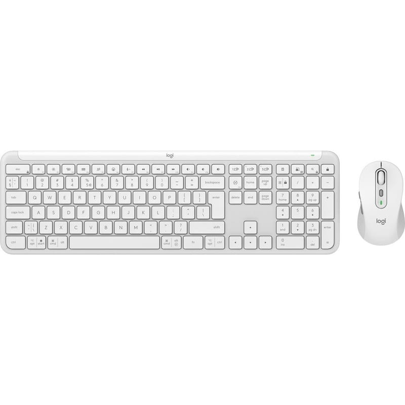 Комплект (клавиатура, мышь) беспроводной Logitech Signature Slim Combo MK950 OffWhite (920-012491)