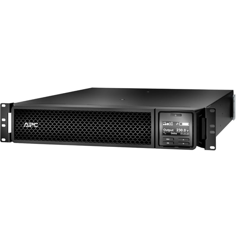 Джерело безперебійного живлення APC Smart-UPS Online 1000VA/1000W, RM 2U, LCD, USB, RS232, Network Card (SRT1000RMXLI-NC)