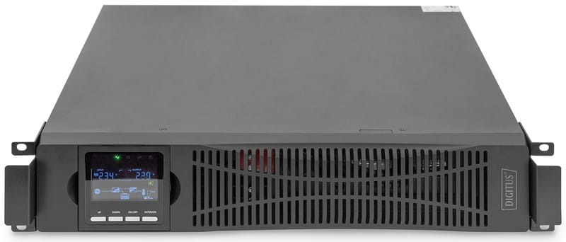 Джерело безперебійного живлення Digitus 2000VA/2000W, RTU2, LCD, RJ45, RS232, USB (DN-170095)