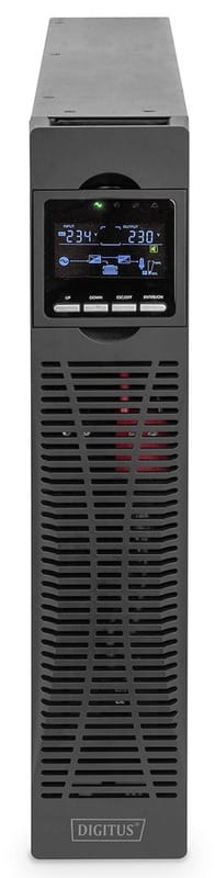 Джерело безперебійного живлення Digitus 2000VA/2000W, RTU2, LCD, RJ45, RS232, USB (DN-170095)