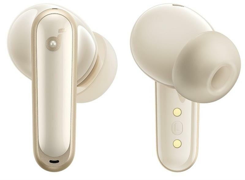 Bluetooth-гарнітура Anker SoundCore P40i Oat White (A3955G21)