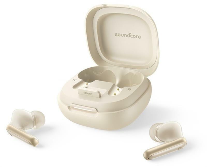 Bluetooth-гарнитура Anker SoundCore P40i Oat White (A3955G21)