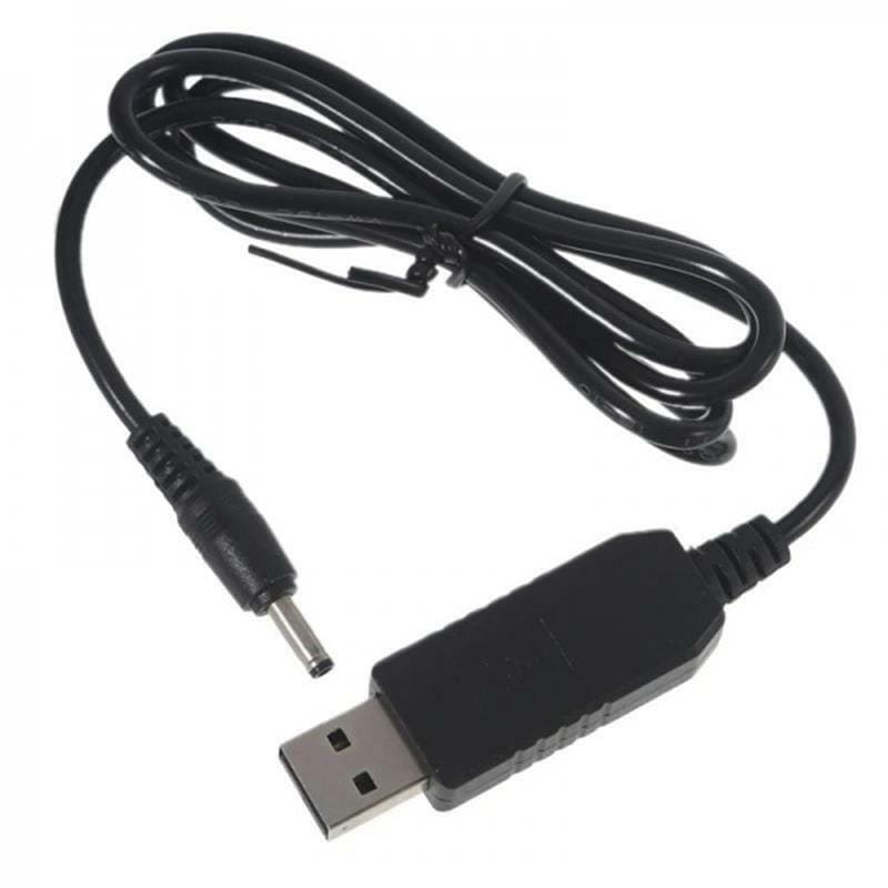 Кабель питания SK USB-DC5.5mmx2.1 9V 1m Black (40002274412096.5x2.1)