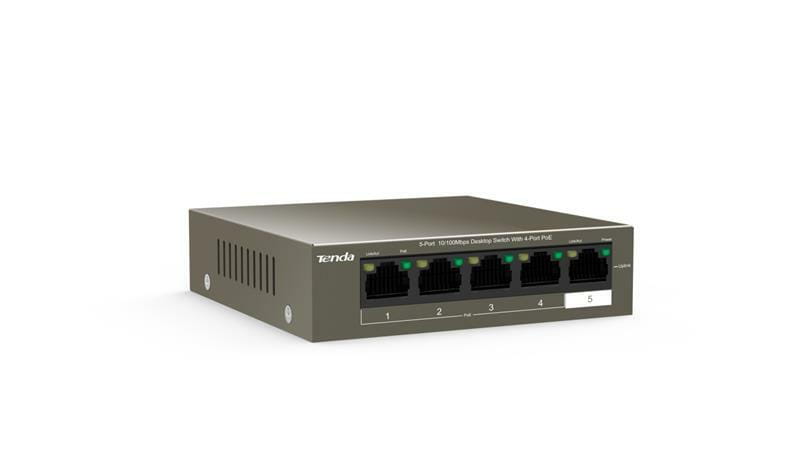 Коммутатор Tenda TEF1105P-4-38W